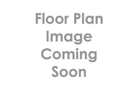Floor plan for 1 bed, 1 bath, 885 sqft